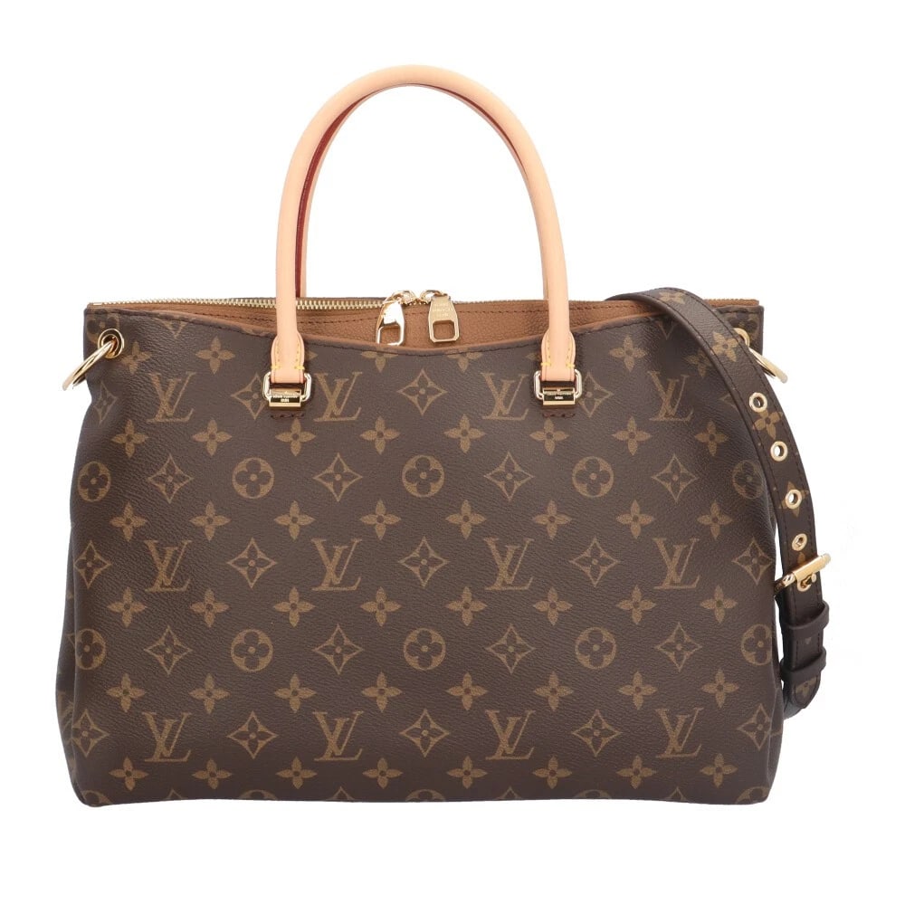 LOUIS VUITTON SHOULDER BAG MONOGRAM: LOUIS VUITTON Shoulder Bag Monogram Brand: LOUIS VUITTON Type: Shoulder Bag Material/Exterior Material: Monogram canvas Color/Exterior Color: Brown / Avane Size: W13.0 x H9.8 x D5.1inch Handle:15.