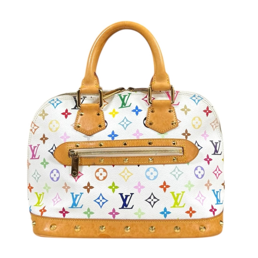 LOUIS VUITTON HANDBAG MONOGRAM: LOUIS VUITTON Handbag Monogram Brand: LOUIS VUITTON Type: Handbag Material/Exterior Material: Monogram multicolor Color/Exterior Color: multicolor / Bron Size: W11.8 x H9.1 x D6.3inch Handle:12.2i