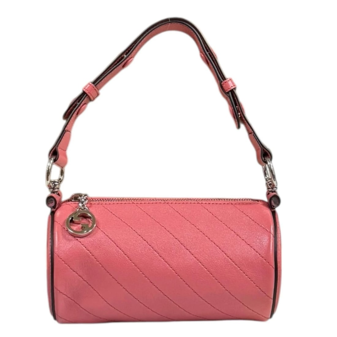 GUCCI SHOULDER BAG LEATHER BLONDY: GUCCI Shoulder Bag leather Blondy Brand: GUCCI Type: Shoulder Bag Material/Exterior Material: leather Color/Exterior Color: pink Size: W7.3 x H3.9 x D3.9inch Shoulder:16.1inch Accessories: