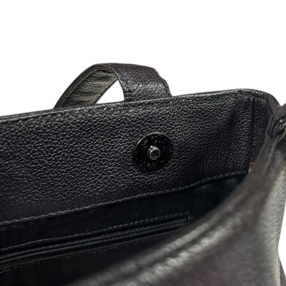 CHANEL SHOULDER BAG LEATHER COCO MARK - 6