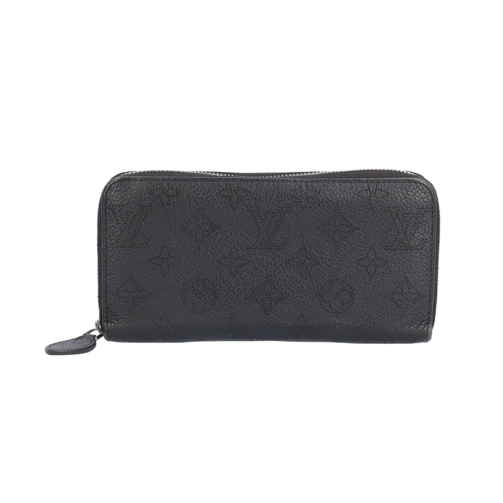 LOUIS VUITTON PURSE MONOGRAM: LOUIS VUITTON purse Monogram Brand: LOUIS VUITTON Type: purse Material/Exterior Material: Monogram Mahina Color/Exterior Color: black Size: W7.5 x H3.9x D1.0inch Accessories: None Accessor