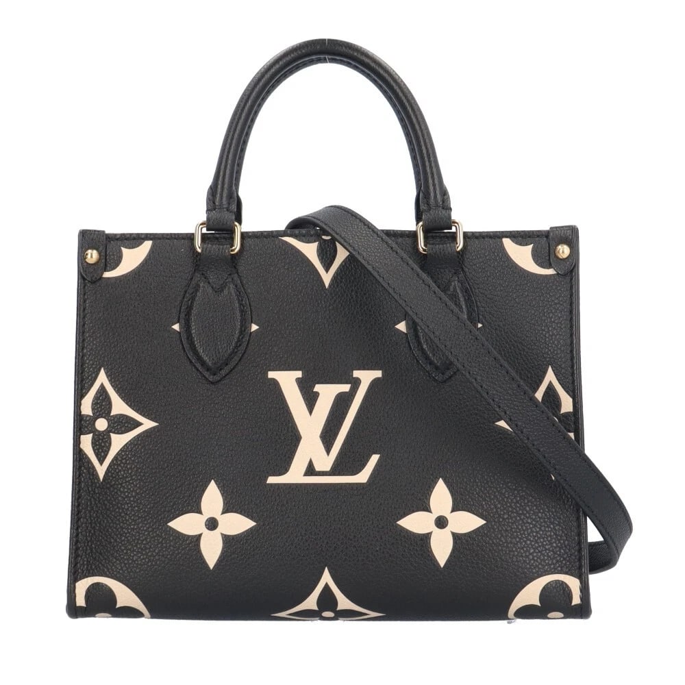 LOUIS VUITTON SHOULDER BAG 2WAY: LOUIS VUITTON Shoulder Bag 2way Brand: LOUIS VUITTON Type: Shoulder Bag Material/Exterior Material: Bicolor Monogram Unplant Color/Exterior Color: black / beige Size: W9.8 x H7.5 x D4.1inch Handle