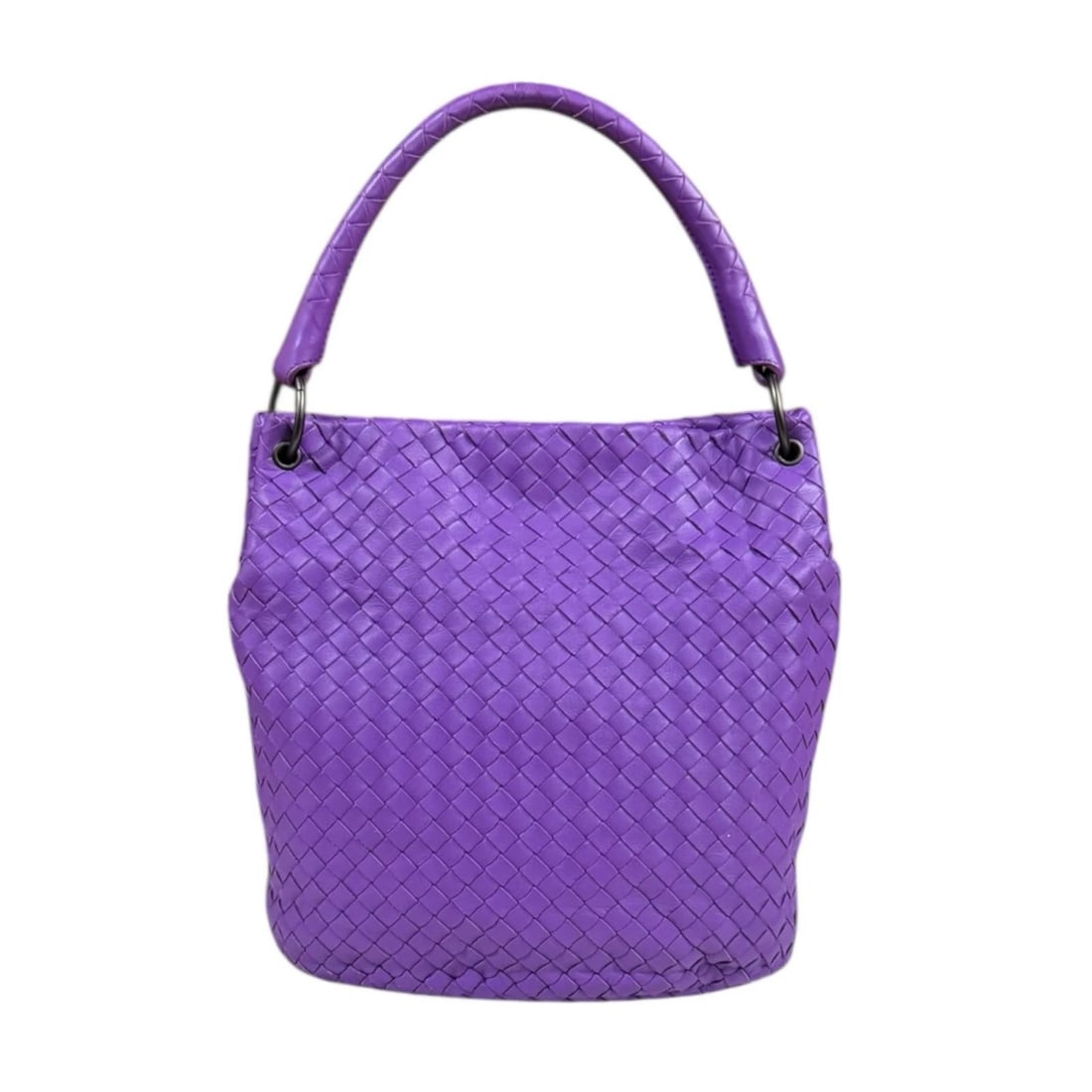 BOTTEGAVENETA TOTE BAG LEATHER HOBO BAG: BOTTEGAVENETA Tote Bag leather Hobo bag Brand: BOTTEGAVENETA Type: Tote Bag Material/Exterior Material: leather Color/Exterior Color: purple Size: W9.8 x H10.2 x D3.9inch Handle:15.0inch 