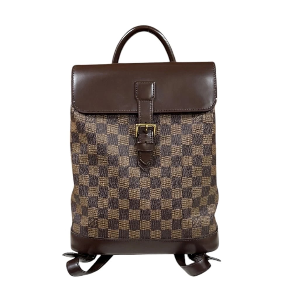 LOUIS VUITTON BACKPACK Â· DAYPACK DAMIER: LOUIS VUITTON Backpack Â· Daypack Damier Brand: LOUIS VUITTON Type: Backpack Â· Daypack Material/Exterior Material: Damier canvas Color/Exterior Color: Brown Size: W9.4 x H12.0 x D3.7inch