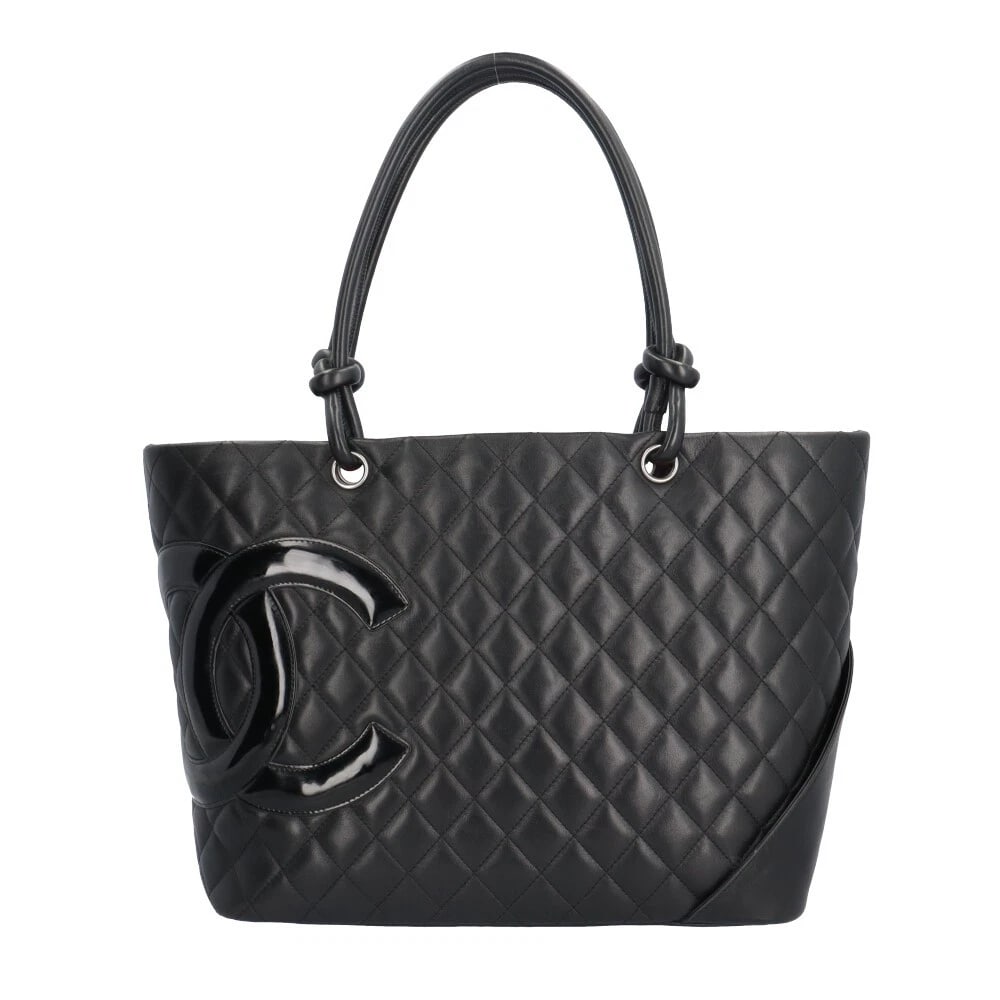 CHANEL TOTE BAG CALFSKIN CAMBON TOTE BAG LARGE: CHANEL Tote Bag Calfskin Cambon Tote Bag Large Brand: CHANEL Type: Tote Bag Material/Exterior Material: Calfskin Color/Exterior Color: black / pink Size: W11.8 x H9.8 x D5.9inch