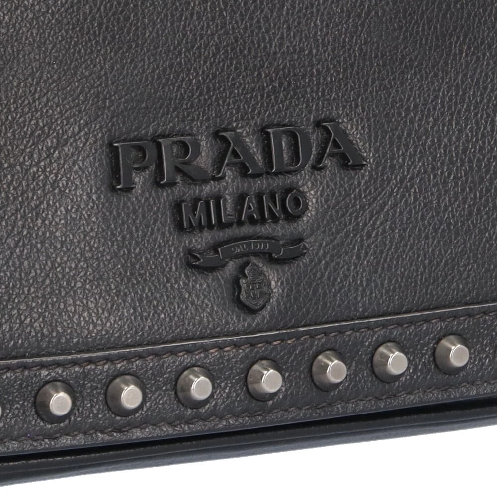PRADA SHOULDER BAG LEATHER - 7