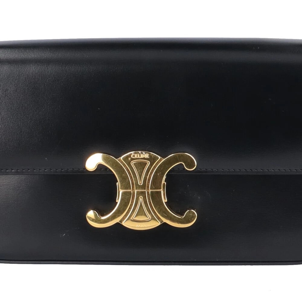 CELINE SHOULDER BAG LEATHER TRIOMPHE - 5