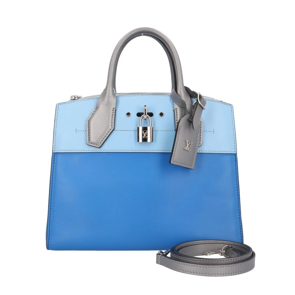 LOUIS VUITTON SHOULDER BAG CROSS BODY LEATHER: LOUIS VUITTON Shoulder Bag Cross Body leather Brand: LOUIS VUITTON Type: Shoulder Bag Material/Exterior Material: leather Color/Exterior Color: blue / Silver Size: W10.6 x H8.7 x D5.3inch