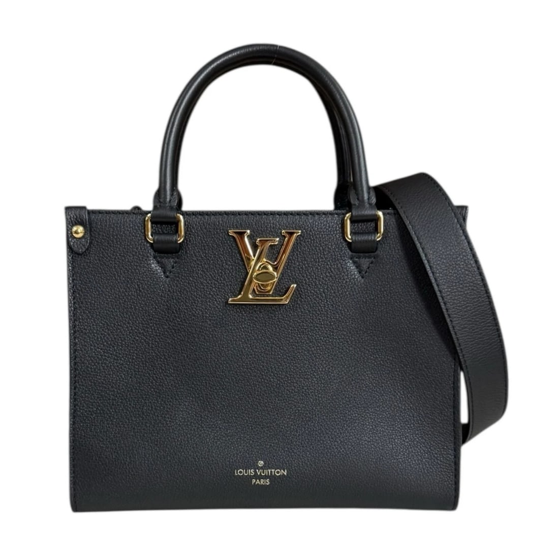LOUIS VUITTON SHOULDER BAG: LOUIS VUITTON Shoulder Bag Brand: LOUIS VUITTON Type: Shoulder Bag Material/Exterior Material: Grain Calfskin Leather Color/Exterior Color: black / Noir Size: W9.3 x H7.5 x D4.1inch