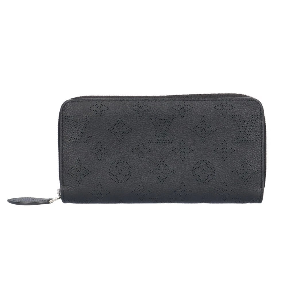 LOUIS VUITTON PURSE MONOGRAM MAHINA MAHINA ZIPPY: LOUIS VUITTON purse Monogram Mahina Mahina Zippy Brand: LOUIS VUITTON Type: purse Material/Exterior Material: Monogram Mahina Color/Exterior Color: black Size: W7.5 x H3.9x D1.0inch Accessories: