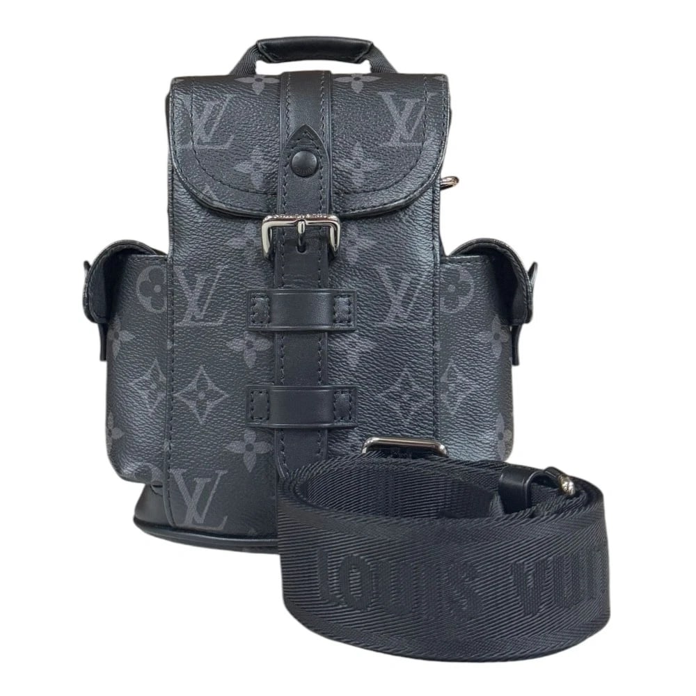LOUIS VUITTON SHOULDER BAG MONOGRAM: LOUIS VUITTON Shoulder Bag Monogram Brand: LOUIS VUITTON Type: Shoulder Bag Material/Exterior Material: Monogram Eclipse Color/Exterior Color: black Size: W6.7 x H7.9 x D2.8inch Handle:5.5inch Sho