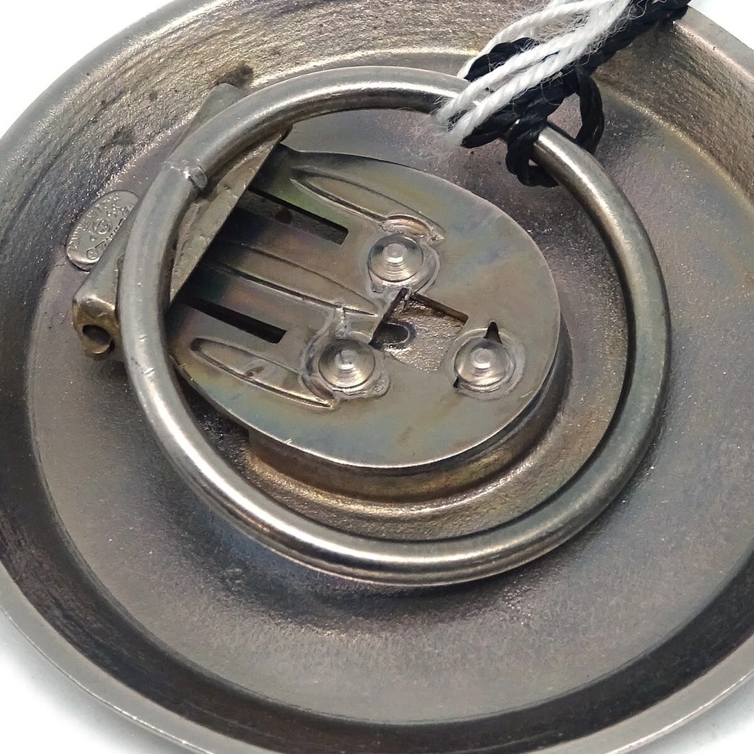 CHANEL SCARF RING SILVER - 3