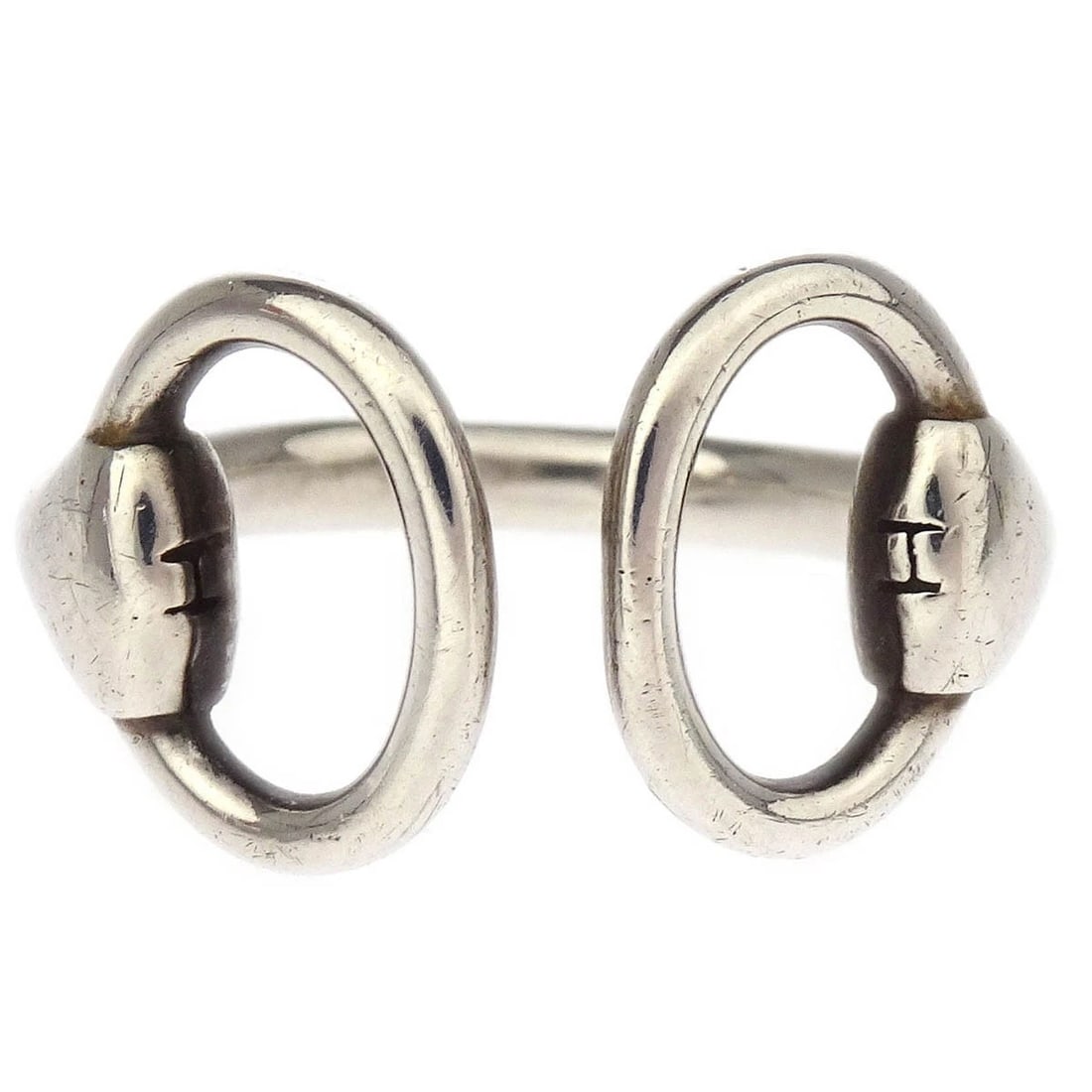 HERMES RING NAUSICAA SV925 SILVER: Hermes Ring Nausicaa SV925 Silver Brand: Hermes Type/Style: Ring Material: SV925, Color: Silver Size: 5.5 - 5.75 US Accessories: None Accessories Notice: When purchasing pre-owned goods, p