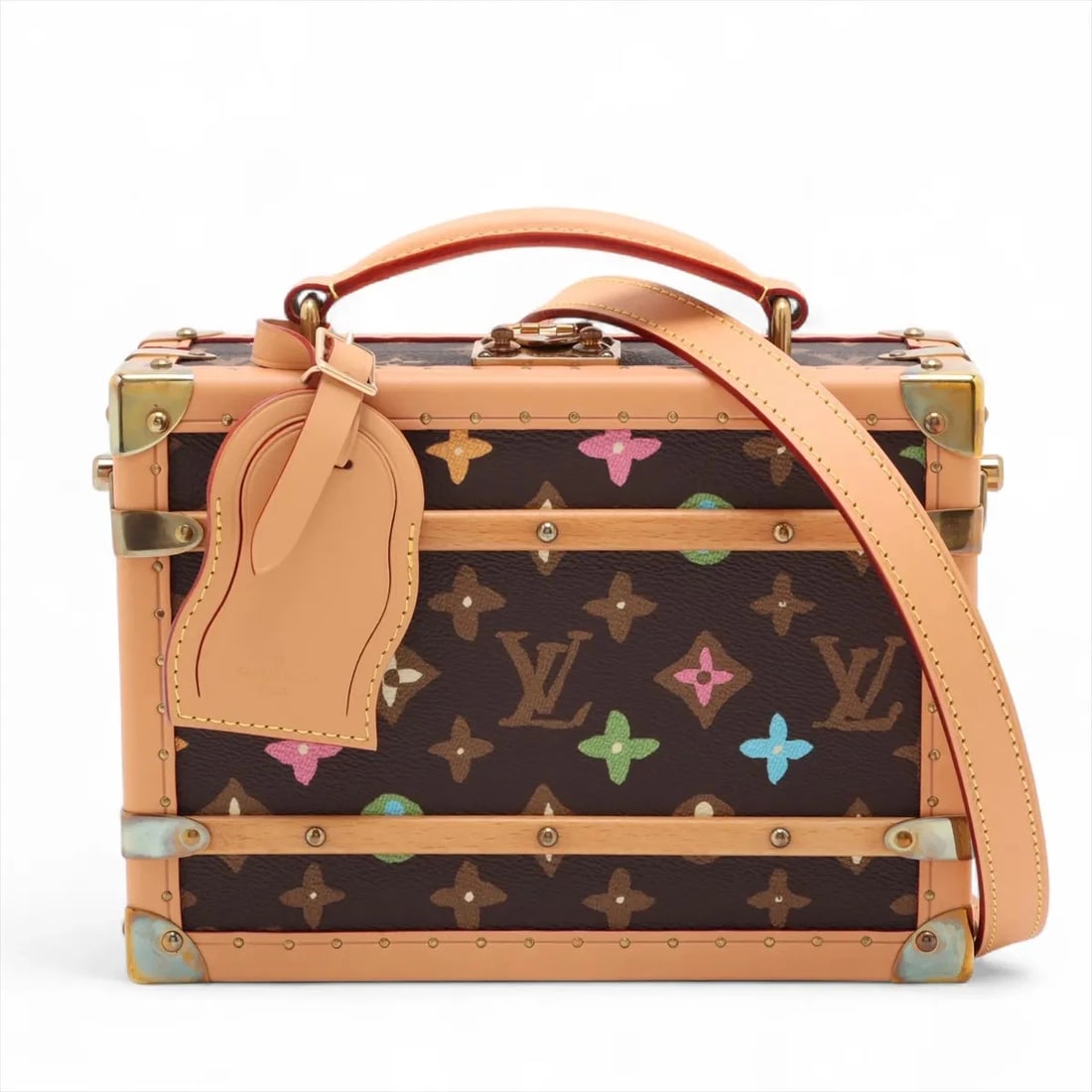 LOUIS VUITTON MONOGRAM CRAGGY HANDLE TRUNK BROWN: Louis Vuitton monogram craggy handle Trunk Brown Brand: Louis Vuitton Type: Hand bag Material: monogram Color: Brown Size: Height:6.3inch Length:8.7inch Depth:3.1inch Handle height:1.2inch