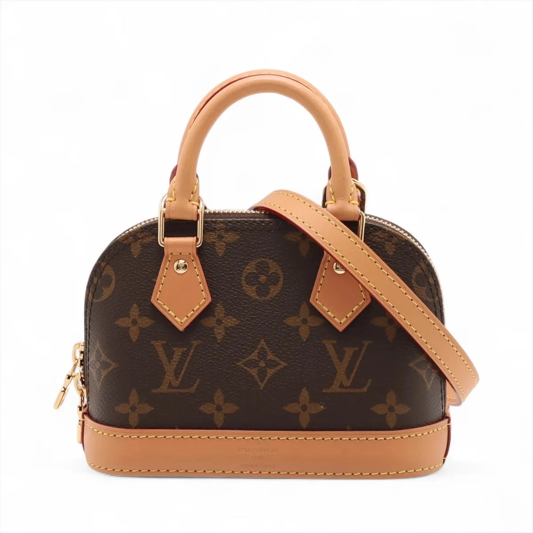 LOUIS VUITTON MONOGRAM NANO ALMA BROWN: Louis Vuitton Monogram Nano Alma Brown Brand: Louis Vuitton Type: Shoulder bag Material: None Color: Brown Size: Height:4.7inch Length:6.7inch Depth:3.1inch Handle height:2.4inch Shoulder height:2