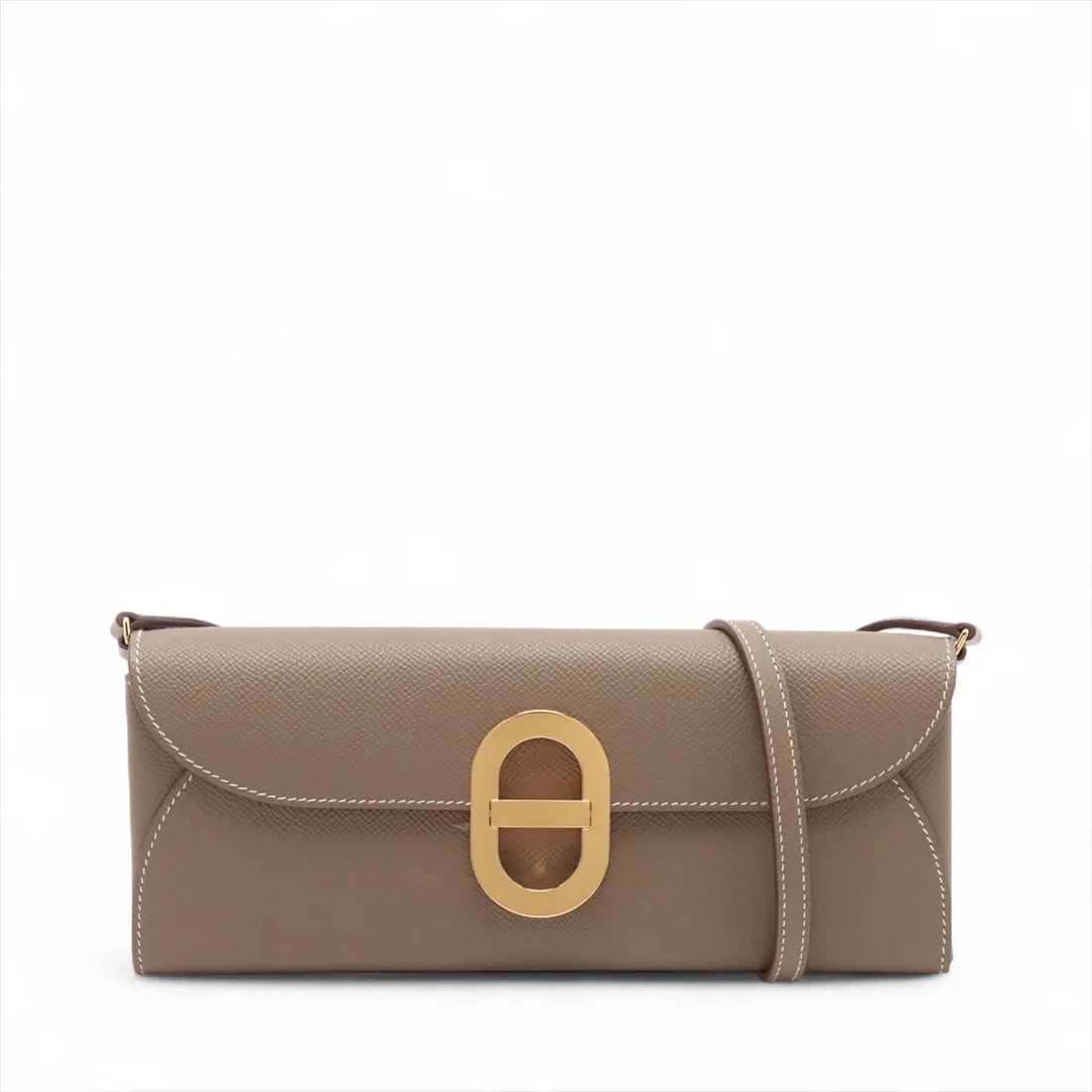 Hermes CHAÎNE D'ANCRE TOGO VEAU EPSOM ETOUPE GOLD: Hermes Chaîne d'Ancre Togo Veau Epsom Etoupe Gold Brand: Hermes Type: Shoulder bag Material: Veau Epsom Color: Etoupe Size: Height:3.9inch Length:9.4inch Depth:1.2inch Shoulder height:19.1inch A
