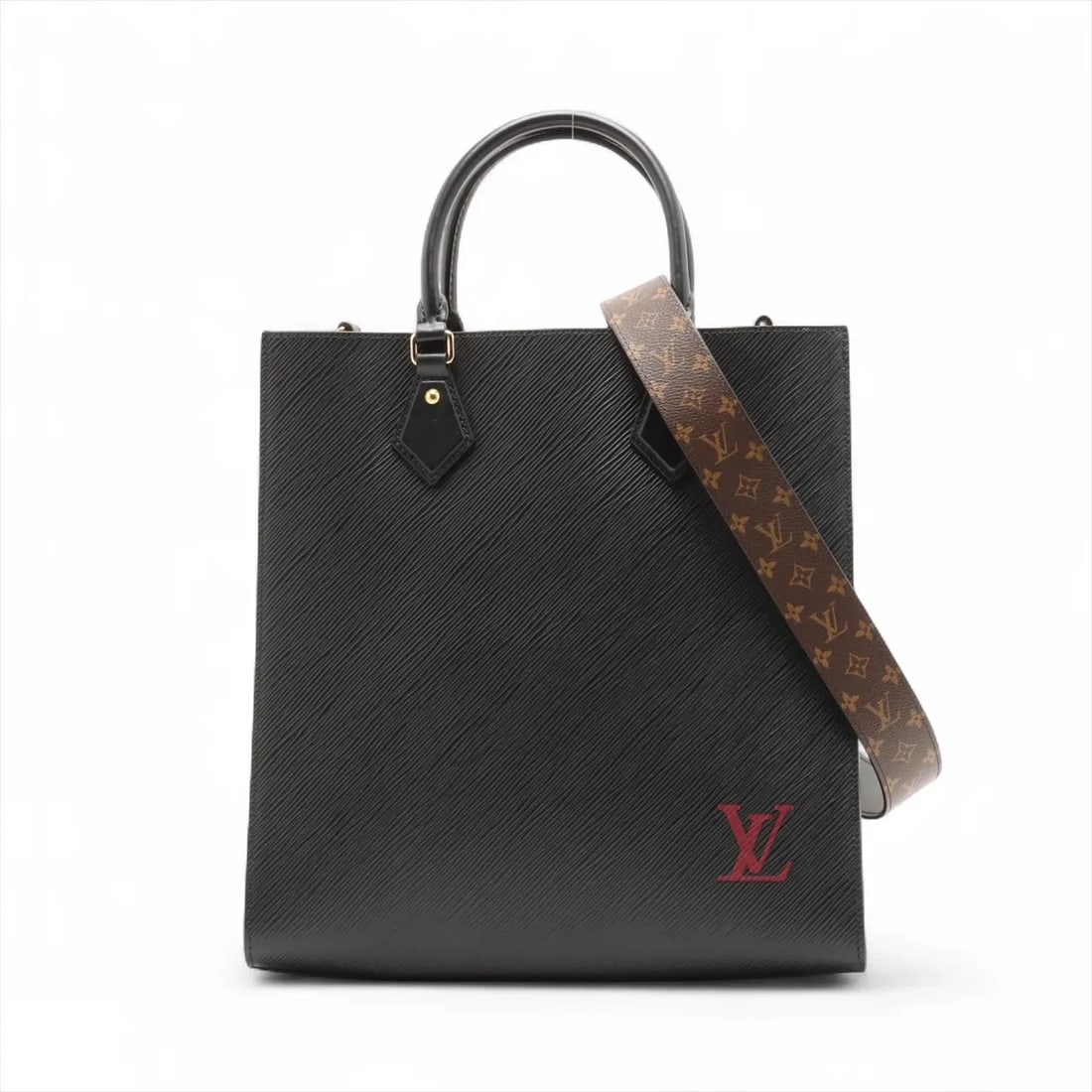 LOUIS VUITTON EPI SAC PLAT PM BLACK (1 of 9)