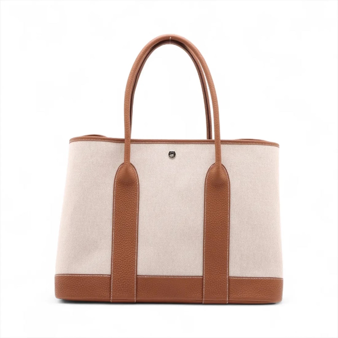 Hermes NEO GARDEN 41 VOYAGE TWIRL ASH X NEGONDA: Hermes Neo Garden 41 Voyage Twirl Ash x Negonda Brand: Hermes Type: Tote bag Material: Toile H Color: Gold Size: Height:12.0inch Length:16.3inch Depth:8.9inch Handle height:7.7inch Accessories: N