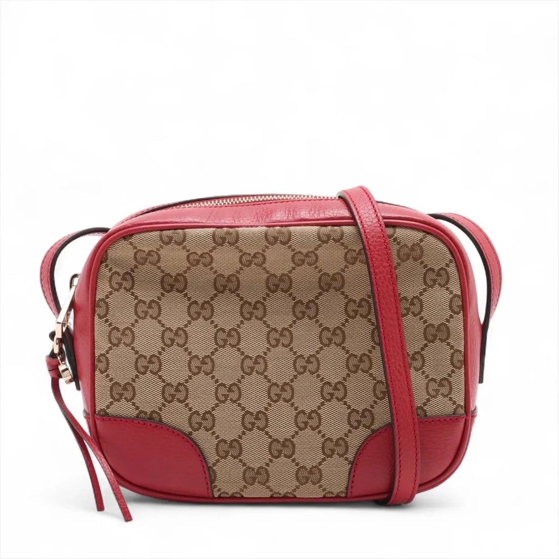 GUCCI GG CANVAS CANVAS X LEATHER SHOULDER BAG: Gucci GG Canvas canvas x leather Shoulder bag Brand: Gucci Type: Shoulder bag Material: canvas Color: Beige Size: Height:6.3inch Length:8.7inch Depth:3.0inch Shoulder height:22.6inch Accessories: