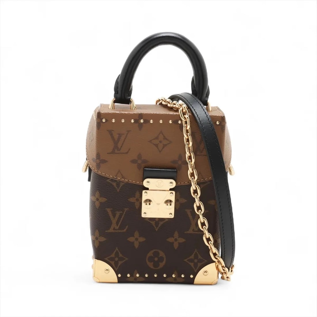 LOUIS VUITTON MONOGRAM REVERSE CAMERA BROWN: Louis Vuitton Monogram Reverse camera Brown Brand: Louis Vuitton Type: Hand bag Material: None Color: Brown Size: Height:6.9inch Length:4.9inch Depth:2.4inch Handle height:2.6inch Shoulder height: