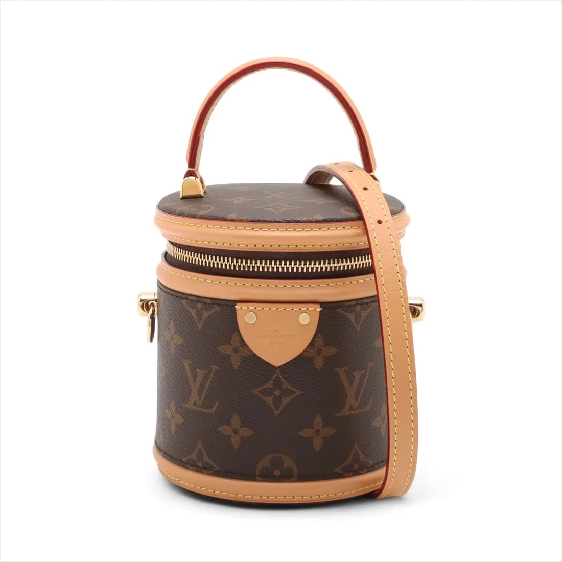 LOUIS VUITTON MONOGRAM NANO CANNES BROWN: Louis Vuitton Monogram Nano Cannes Brown Brand: Louis Vuitton Type: Vanity bag Material: None Color: Brown Size: Height:5.5inch Length:4.9inch Depth:4.5inch Handle height:2.4inch Shoulder height:1