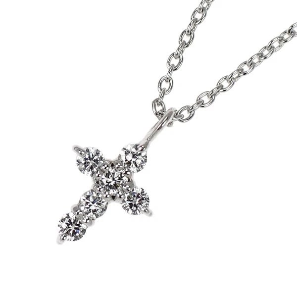 PONTE VECCHIO K18WG DIAMOND PENDANT NECKLACE: Ponte Vecchio K18WG Diamond Pendant Necklace Brand: Pontevecchio Type/Style: Pendant Necklace Material: Metal Purity K18, Metal Gold, Main Stone/Creation Natural Color: None Size: Necklace: