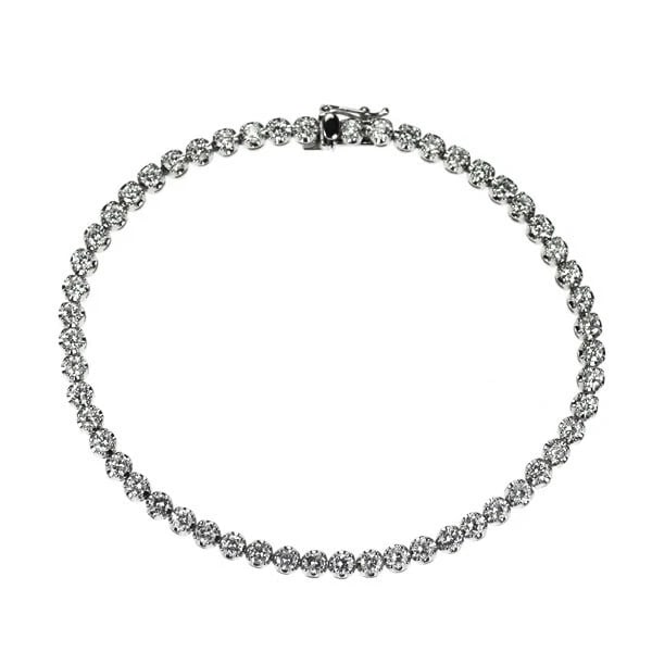 PT850 DIAMOND BRACELET TENNIS: Pt850 diamond bracelet tennis Brand: None Type/Style: bracelets Material: Metal Purity 850, Metal Platinum, Main Stone/Creation Natural Color: None Size: Necklace: Chain Length 19 