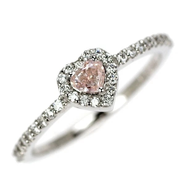BRAND NEW RARE PT950 HEART SHAPE NATURAL PINK DIAMOND RING: Brand New Rare Pt950 Heart Shape Natural Pink Diamond Ring Brand: None Type/Style: Ring Material: Metal Purity 950, Metal Platinum, Main Stone/Creation Natural Color: None Size: 6 US 