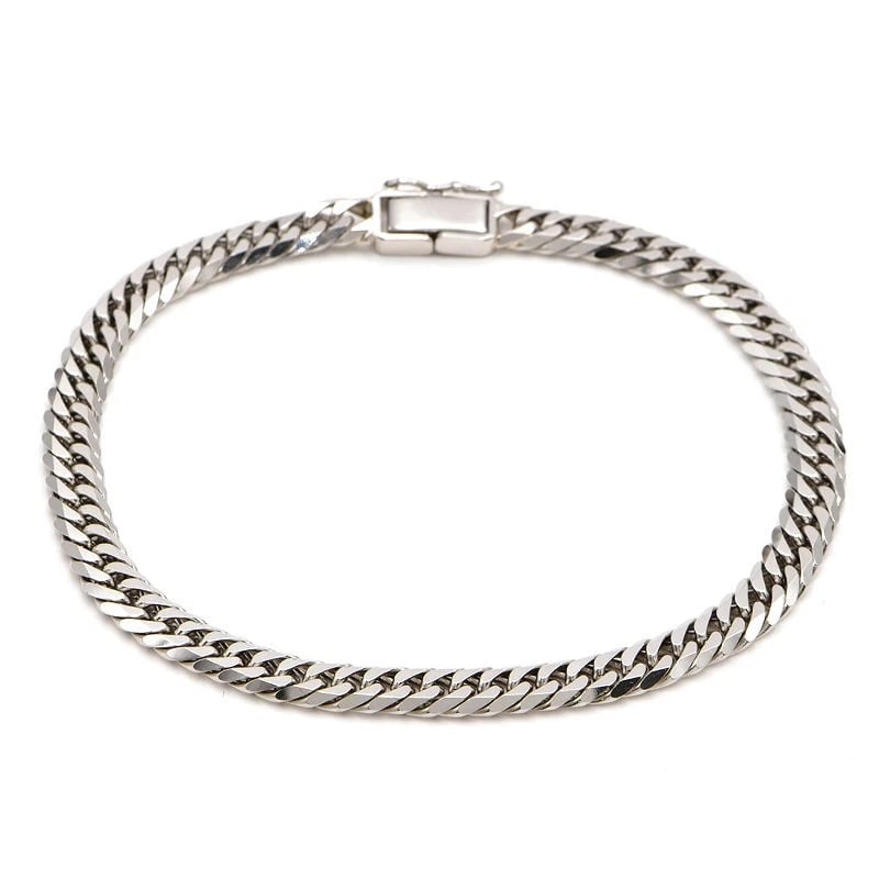 KIHEI 6-SIDED DOUBLE CURB BRACELET