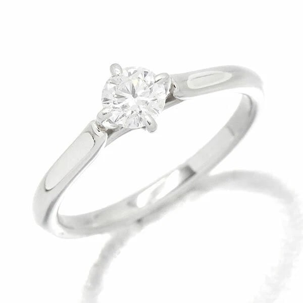 MIKIMOTO PLATINUM DIAMOND RING: Mikimoto Platinum Diamond Ring Brand: Mikimoto Type/Style: Ring Material: Platinum, Main Stone/Creation Natural Color: Silver Size: 5 US Accessories: None Accessories Notice: When purchasing