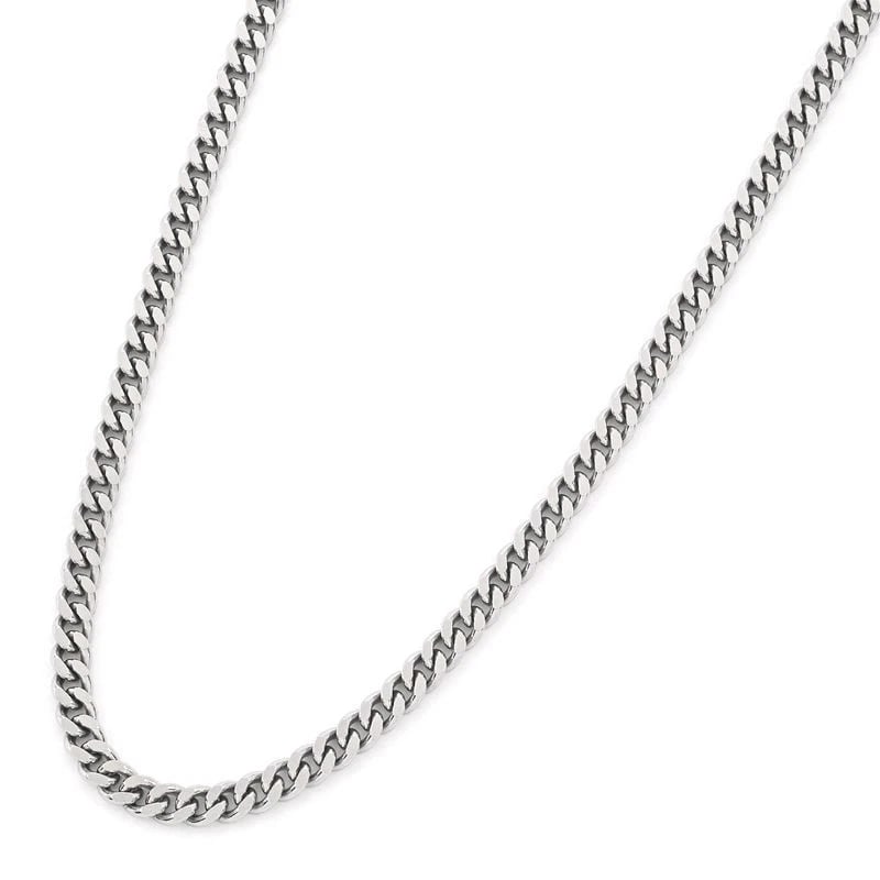 KIHEI PLATINUM 18K NECKLACE HALLMARKED: Kihei Platinum 18K Necklace Hallmarked Brand: Unbranded Type/Style: Necklace Material: Pt850, Color: Silver Size: Inner circumference 50cm width (fastener width) 2.8mm (3.3mm) Accessories: