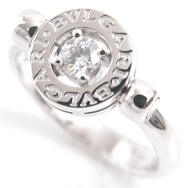 BVLGARI BVLGARIBVLGARI FLIP 1P DIAMOND RING: Bvlgari BvlgariBvlgari Flip 1P Diamond Ring Brand: Bvlgari Type/Style: Ring Material: 18K White Gold, Main Stone/Creation Natural Color: Gold Size: 5.75US Accessories: None Accessories