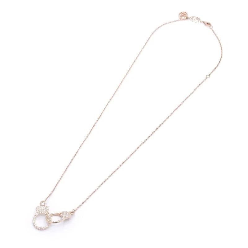 JACOB & CO. LOVE LOCKDOWN INTERLOCKING NECKLACE - 3