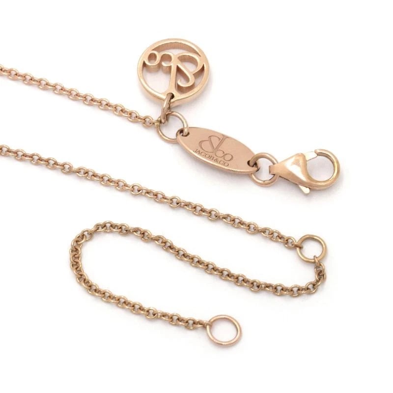 JACOB & CO. LOVE LOCKDOWN INTERLOCKING NECKLACE - 4