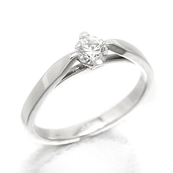 VAN CLEEF & ARPELS PLATINUM DIAMOND RING