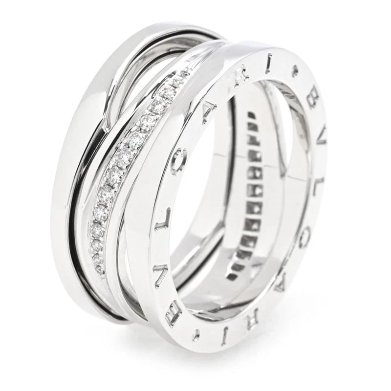 BVLGARI B-ZERO1 LEGEND WHITE GOLD RING (1 of 2)