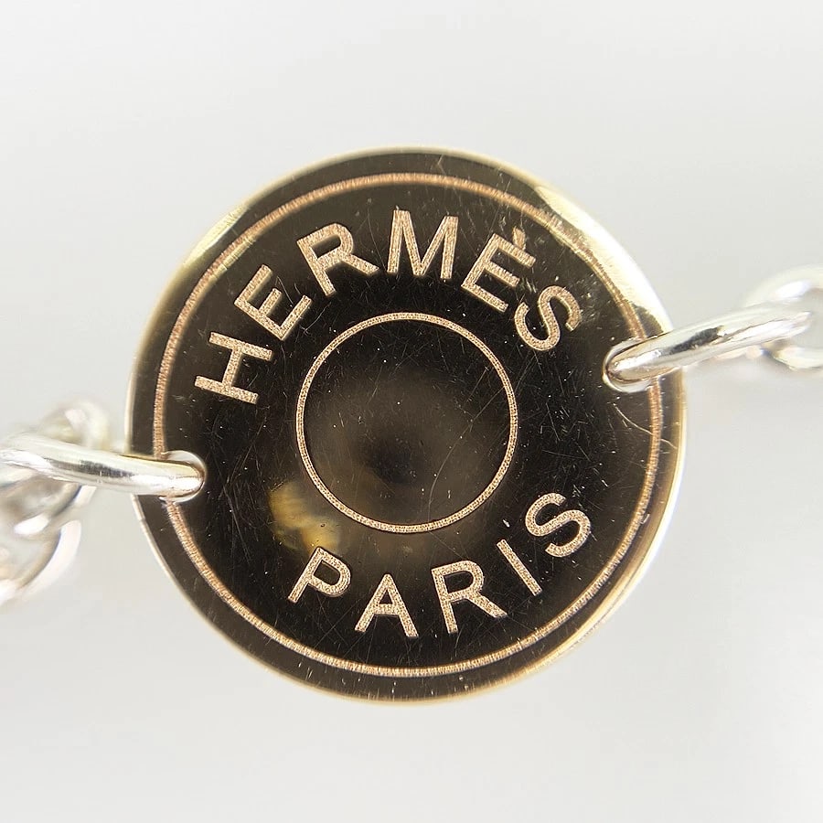 HERMES CONFETTI SILVER BRACELET - 5