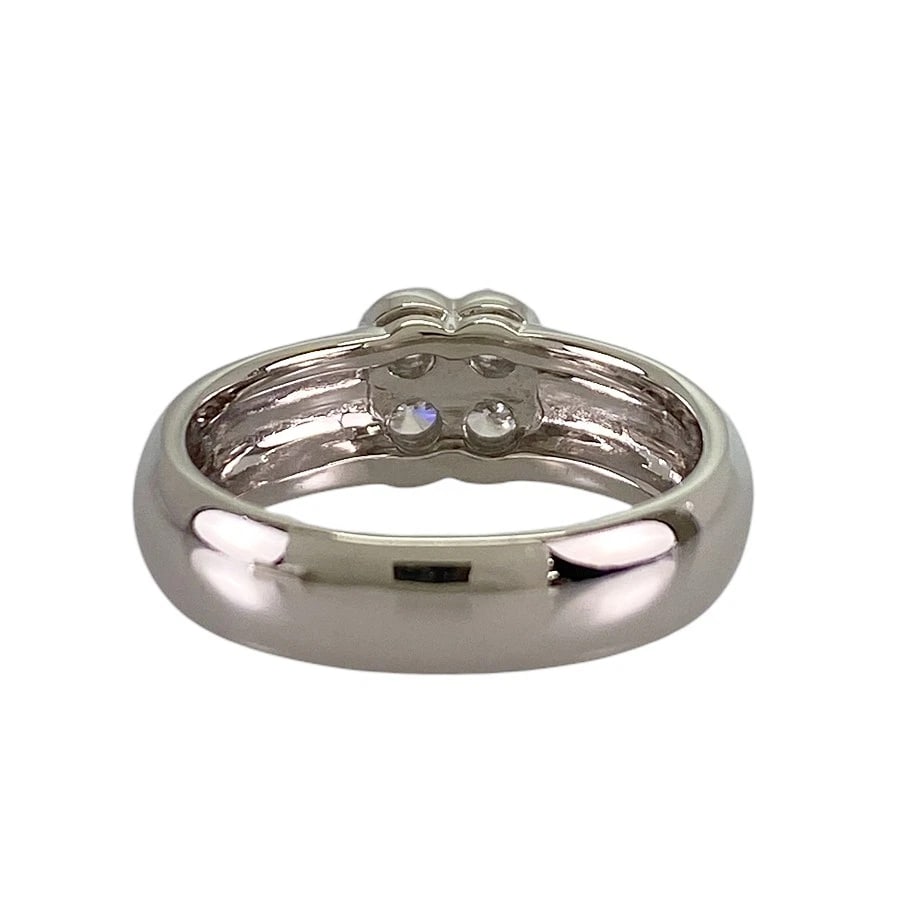 MIKIMOTO PLATINUM DIAMOND RING - 2