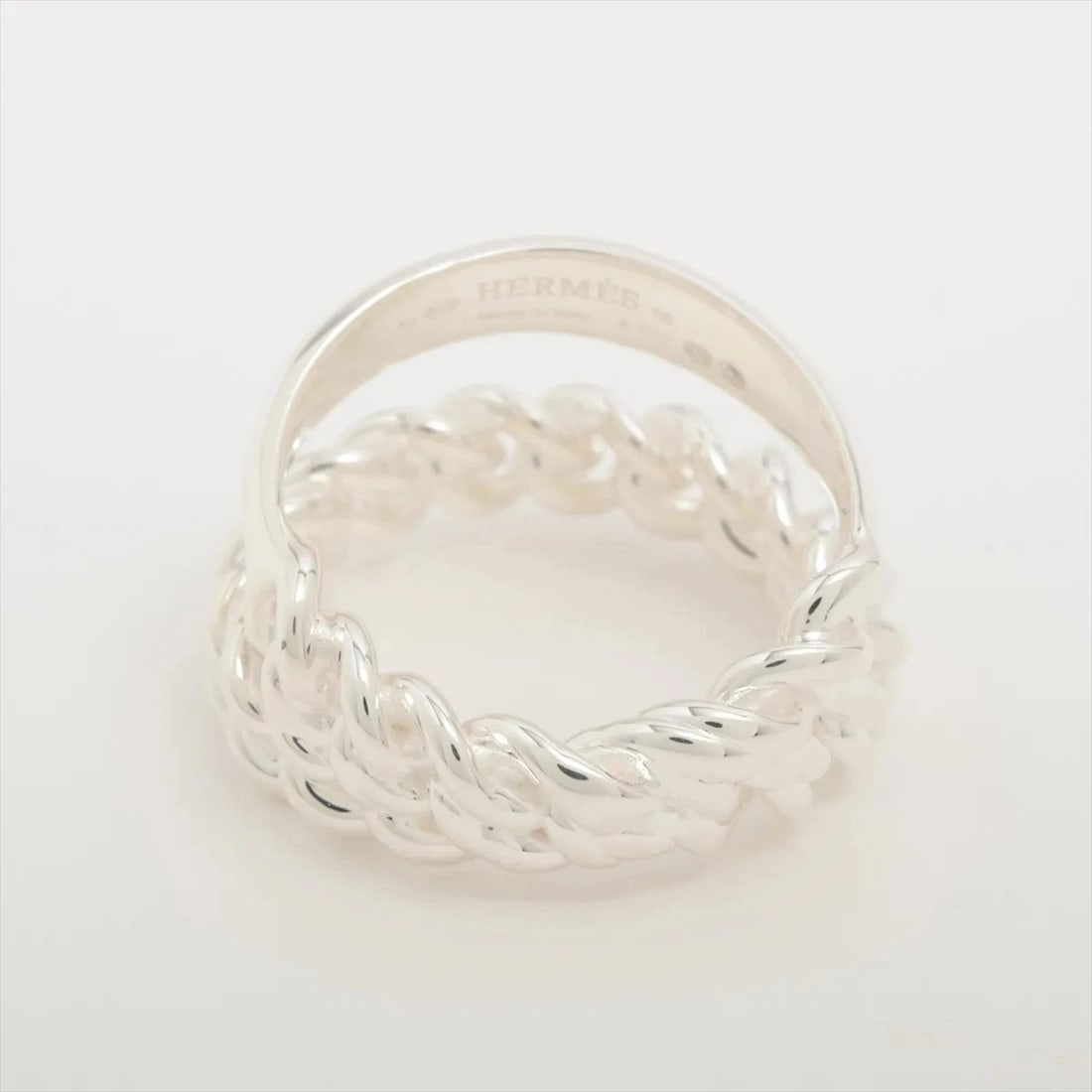 HERMÈS BOUCLES SERIE RING SILVER - 2