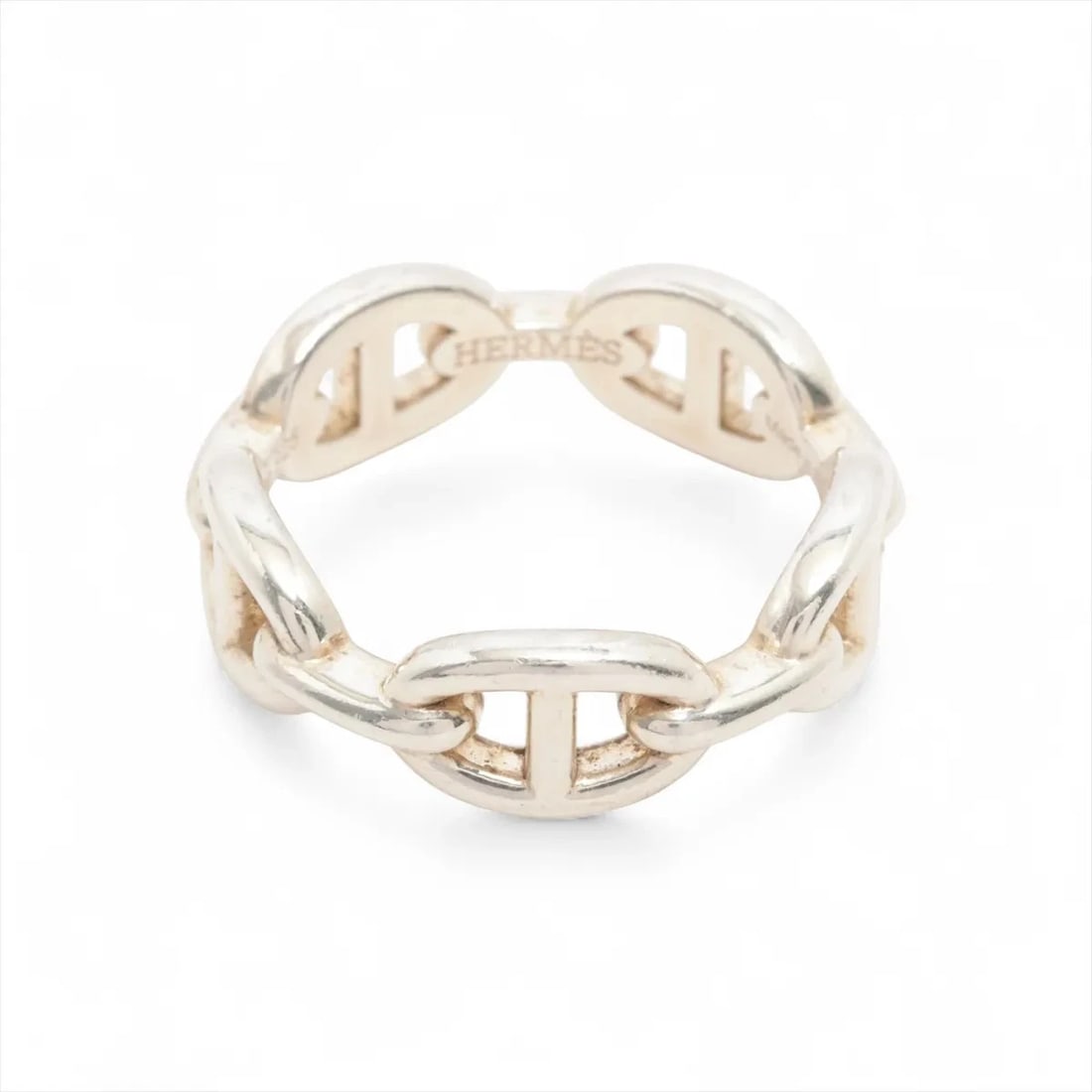 HERMÈS CHAÎNE D'ANCRE ENCHAINEE RING 925 SILVER (1 of 2)
