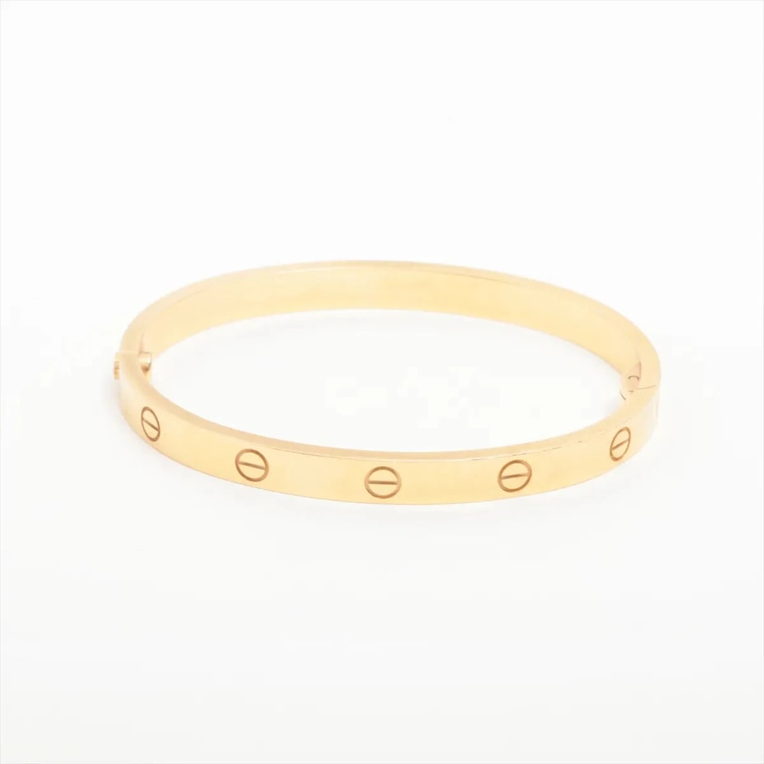 CARTIER LOVE BRACELET 750(YG): Cartier Love Bracelet 750(YG) Brand: Cartier Type: Bracelet Material: 750(YG) Color: Yellow Gold Size: Bracelet length:14.2 Accessories: None Accessories Notice: When purchasing pre-owned