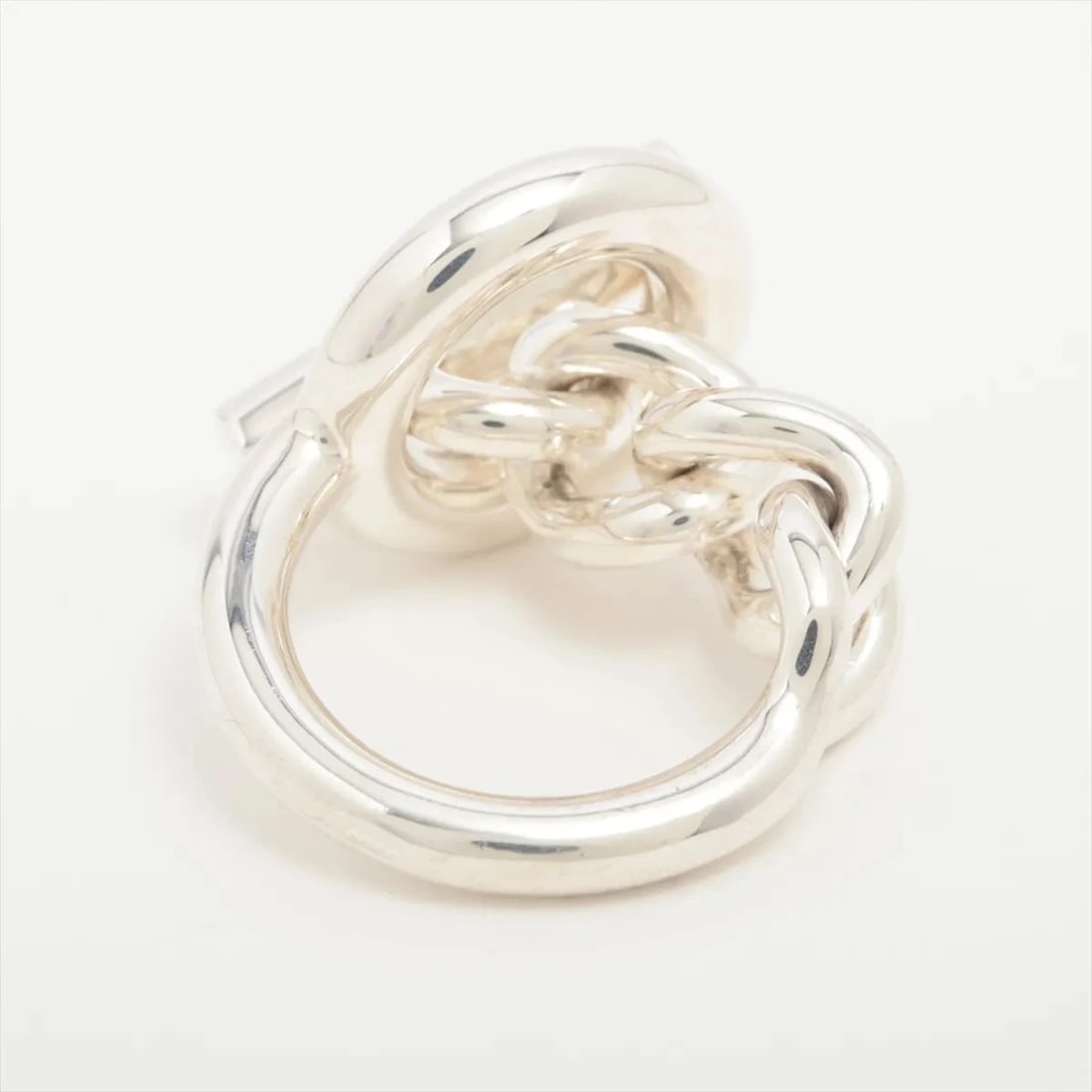 HERMÈS CROISETTE PM RING SILVER - 2