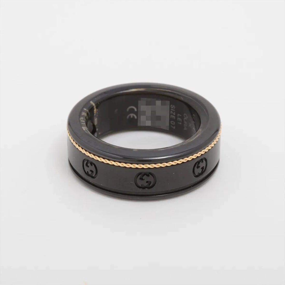 GUCCI X AURA INTERLOCKING G RING - 2
