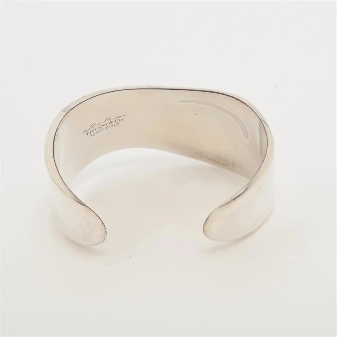 TIFFANY BONE CUFF BANGLE 925 SILVER - 2