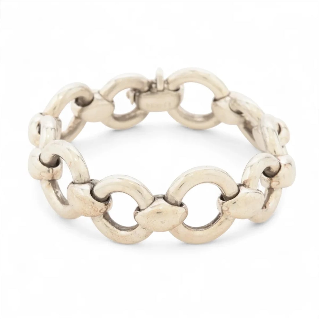 HERMÈS FRONTAIRE BRACELET 925 SILVER (1 of 2)