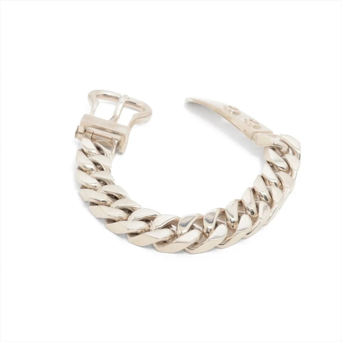 HERMÈS BOUCLES SERIE BRACELET 925 SILVER: Hermès Boucles Serie Bracelet 925 Silver Brand: Hermès Type: Bracelet Material: 925 Color: Silver Size: Bracelet length:18.5 Accessories: None Accessories Notice: When purchasing pre-owned