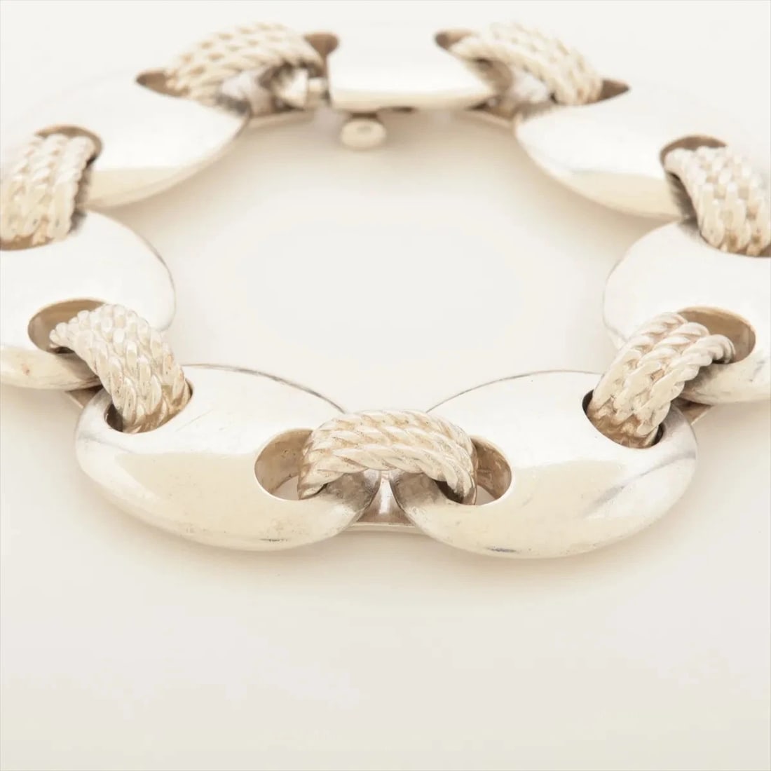 HERMÈS CHEROY BRACELET 7 FRAMES 925 SILVER - 3