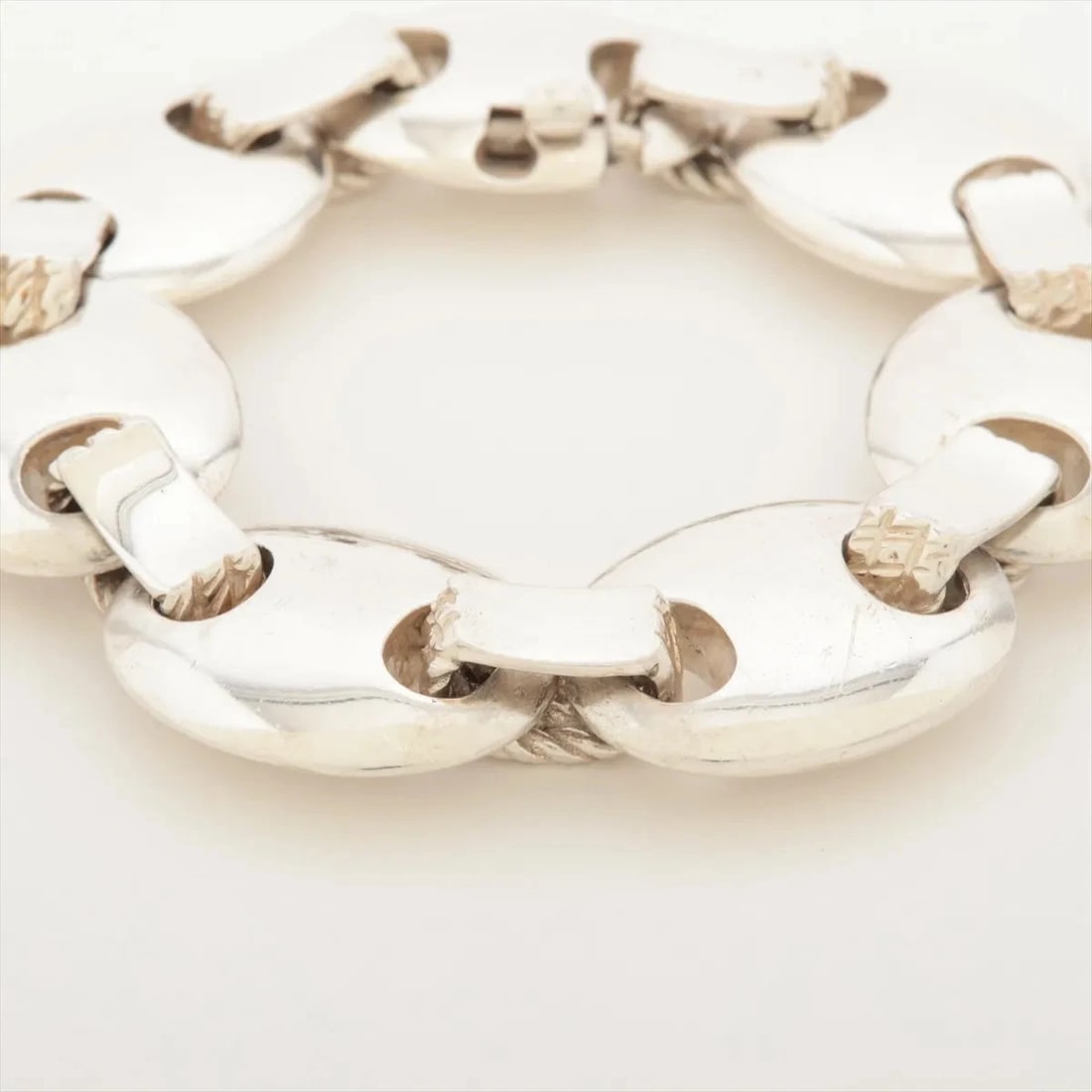 HERMÈS CHEROY BRACELET 7 FRAMES 925 SILVER - 4