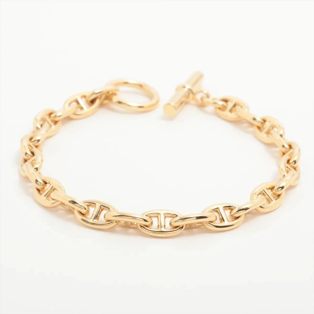 HERMÈS CHAÎNE D'ANCRE TPM BRACELET 750(YG) (1 of 3)