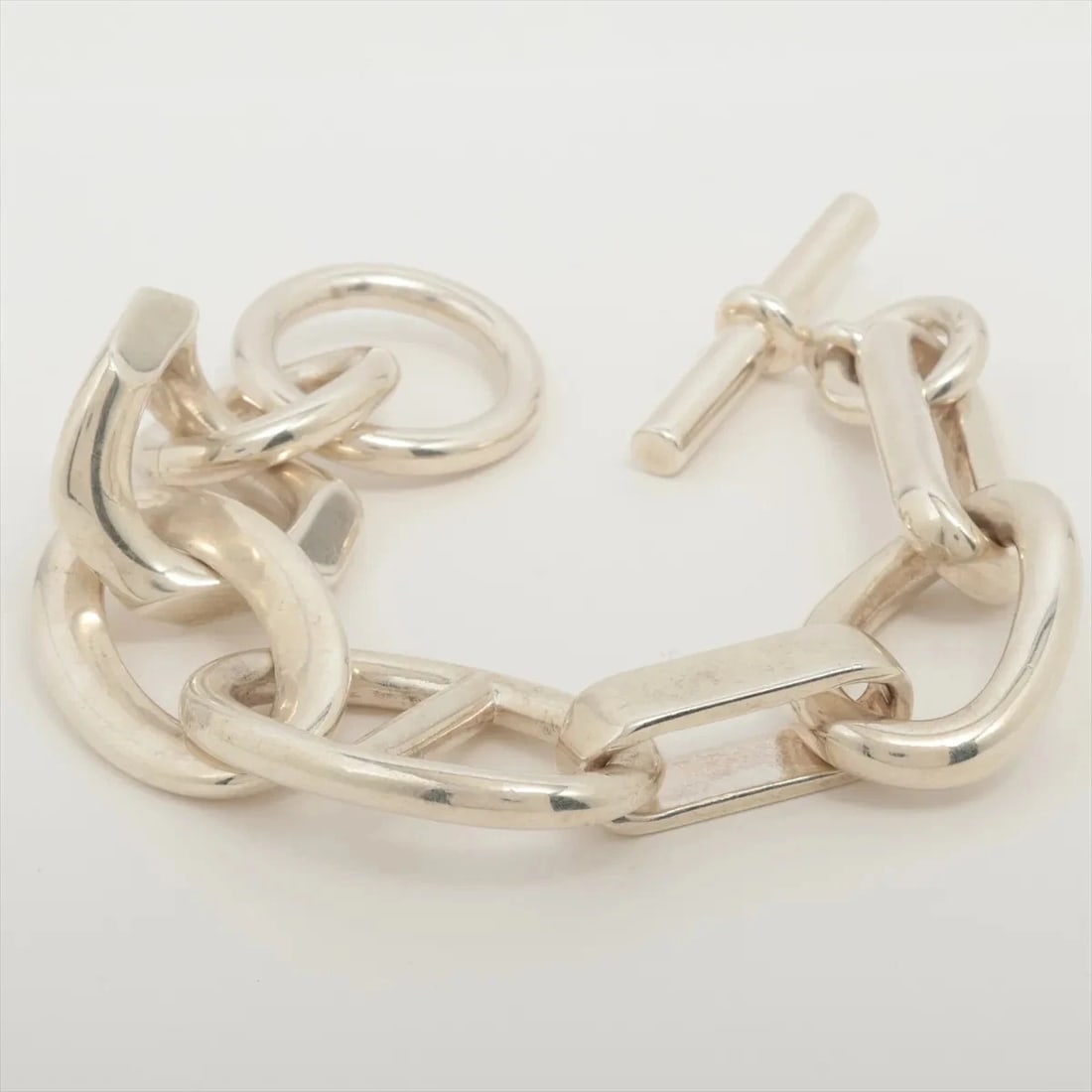 HERMÈS ALEA TGM BRACELET LG 925 SILVER (1 of 3)